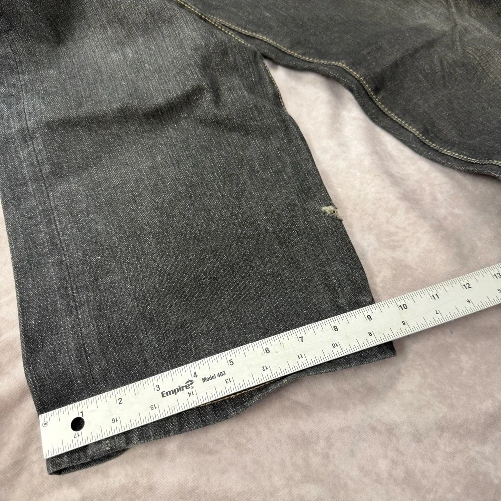 Vintage Y2K Fubu‎ The Collection Baggy Wide Leg Skater Jeans Men Size 34x32